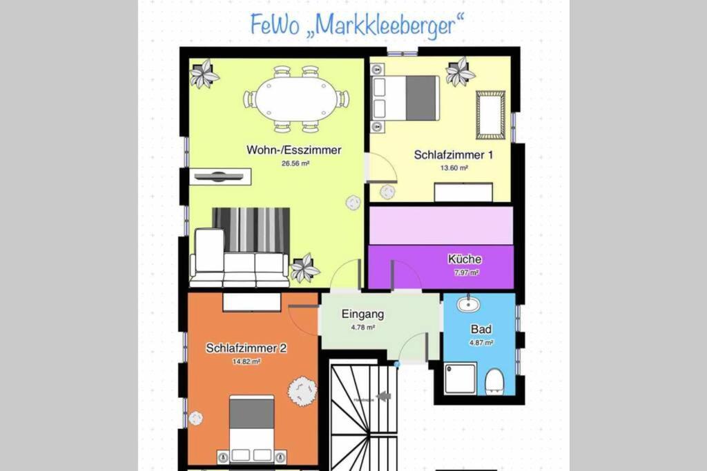 Neu Auszeit In Moderner Wohnung In Seen-Naehe Маркклеберг Екстер'єр фото
